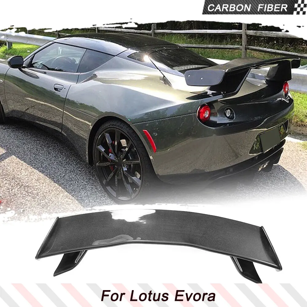 

Carbon Fiber Rear Trunk Boot Lip Spoiler Wing For LOTUS Evora 2010 - 2016 Carbon Fiber Rear Trunk Spoiler