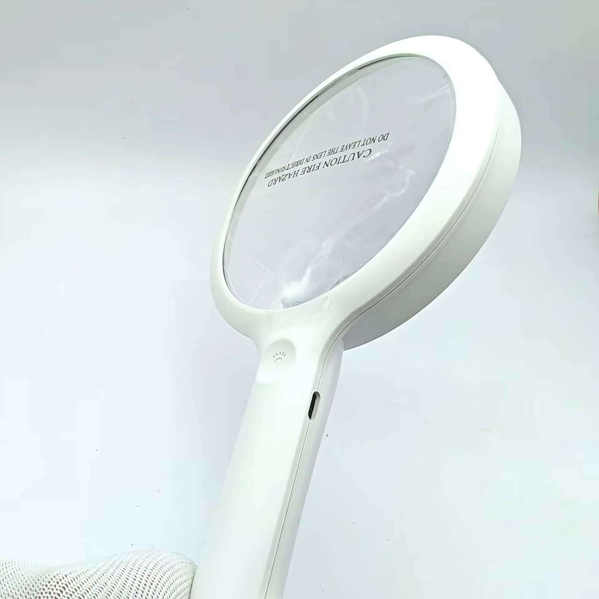 30X 60X Handheld Magnifier 20 LED Illuminated Magnifying Glass  for Seniors Reading Inspection Coins Jewelry Watch Repair