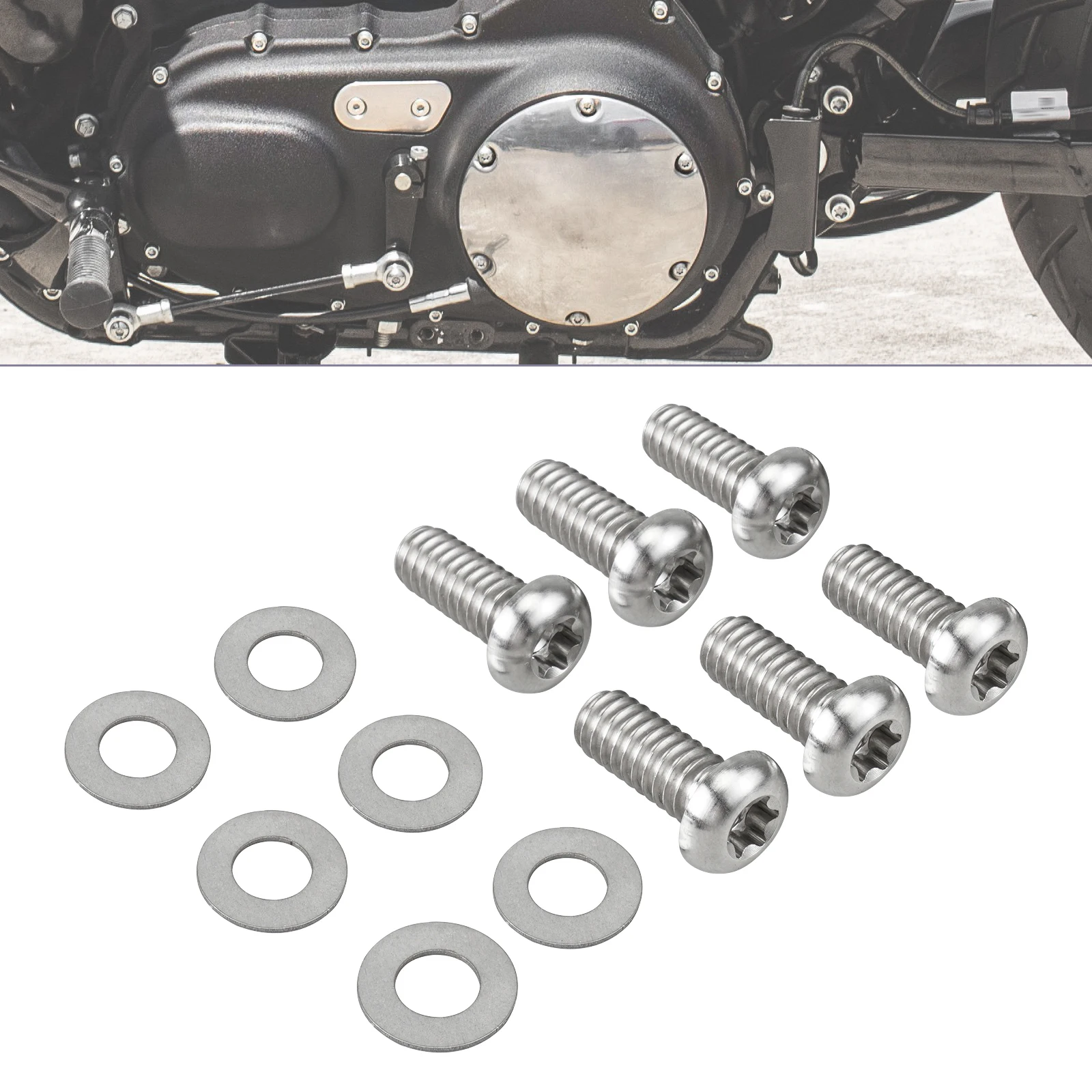

Болты крышки сцепления мотоцикла для Harley Sportster 883 1200 SuperLow XL1200T XL883L Iron 883 XL883N XL883R 47 72 XL1200X XL1200V