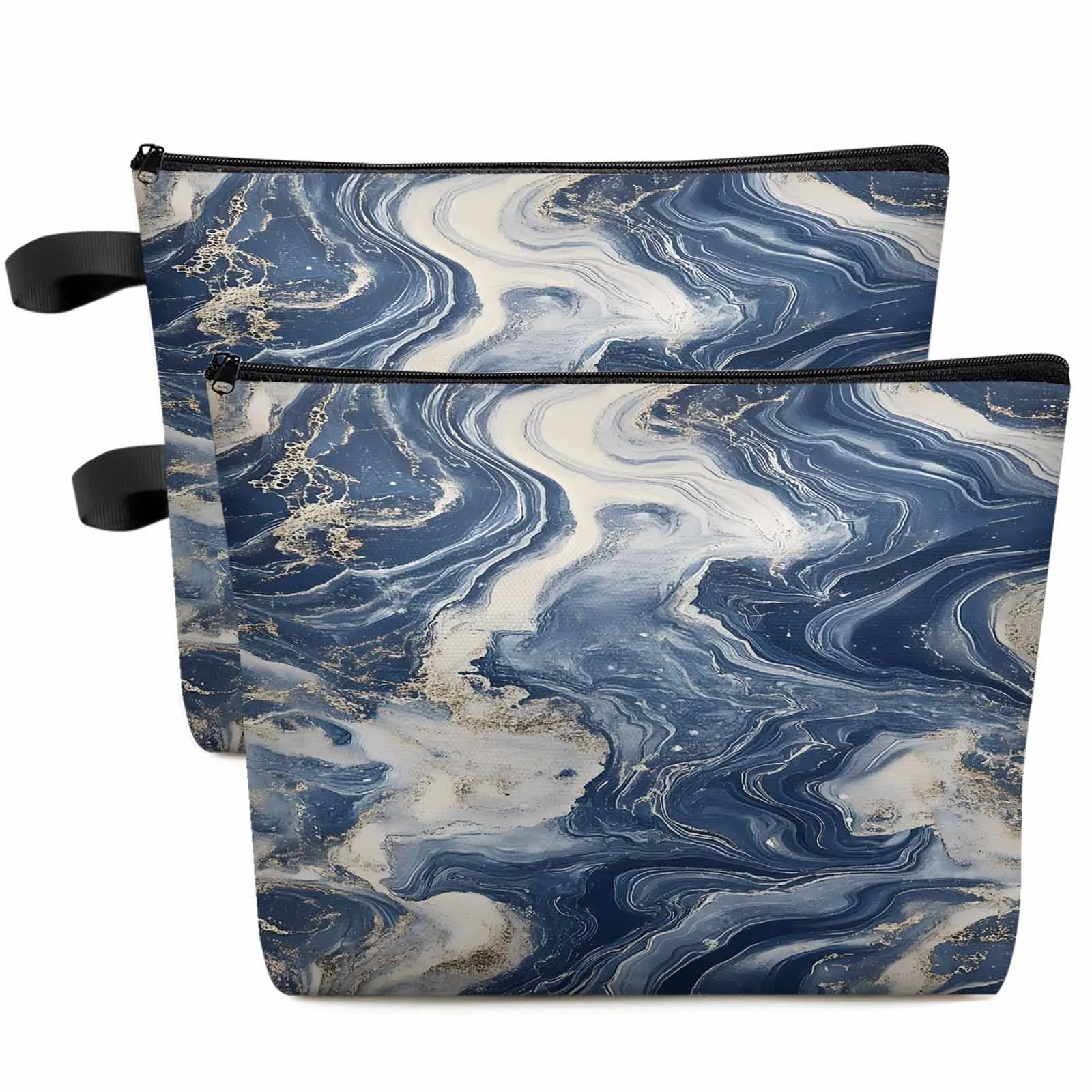 

Modernism Abstract Line Large Capacity Travel Cosmetic Bag Portable Makeup Storage Pouch Women Waterproof Pencil Case