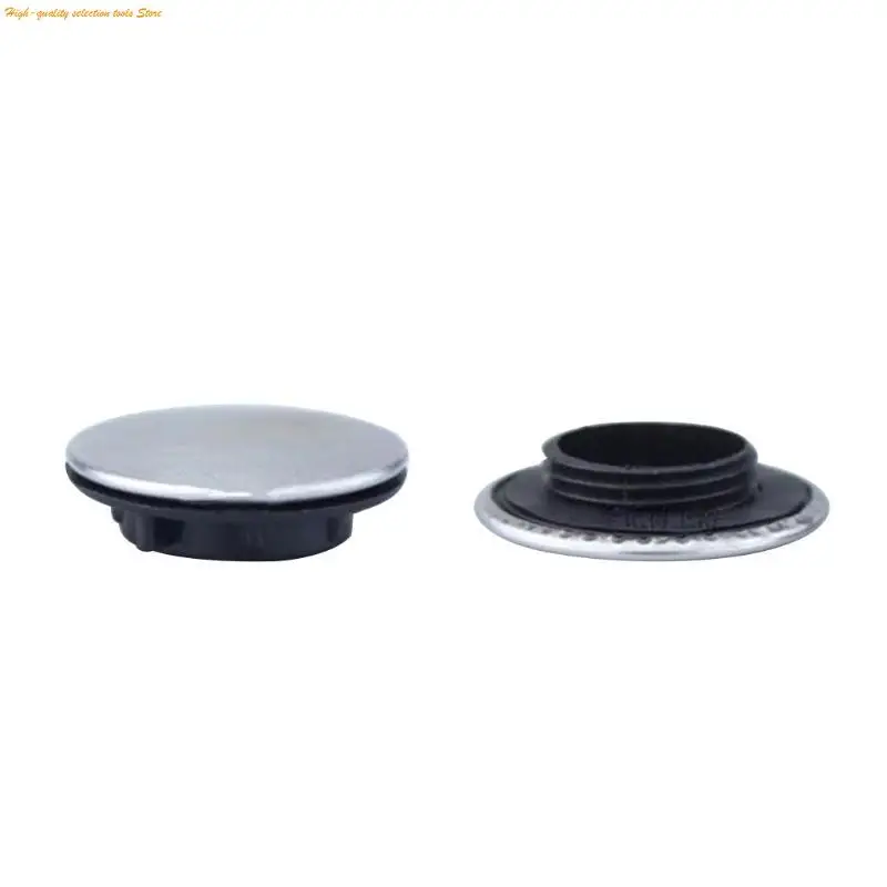 203f distributore sapone Coperchio decorativo Cover del rubinetto in acciaio inossidabile Copertina in metallo in per