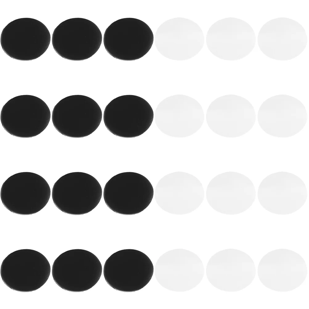 

24Pcs Glasses Anti-slip Covers 12Pairs Black White Silicone Holders Non-slip Ear Grips Portable Retainers Eyeglass Accessories