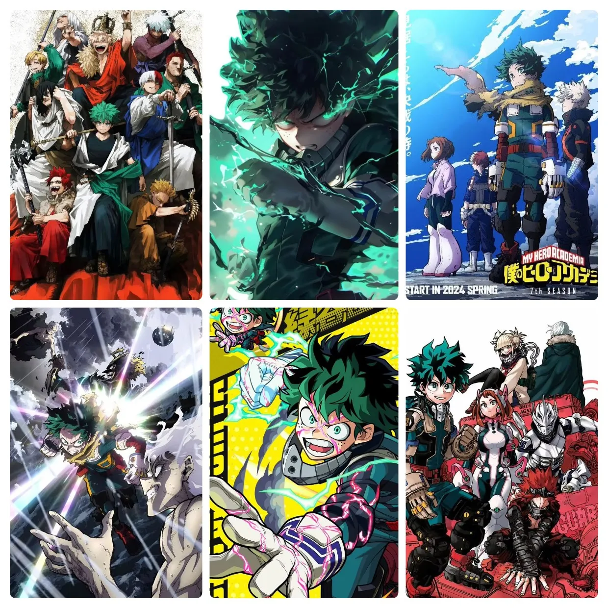 ジグソーパズル-日本アニメ-僕のヒーローアカデミア-日本アニメパズルゲーム-家族で楽しめるパズル-教育ギフト-ホームデコレーション