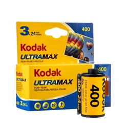 Classic KODAK UltraMax 400 Color 35mm Film 3 x 24 Exposure Per Roll Fit For M35 / M38 Camera (Expiration Date: 2025)