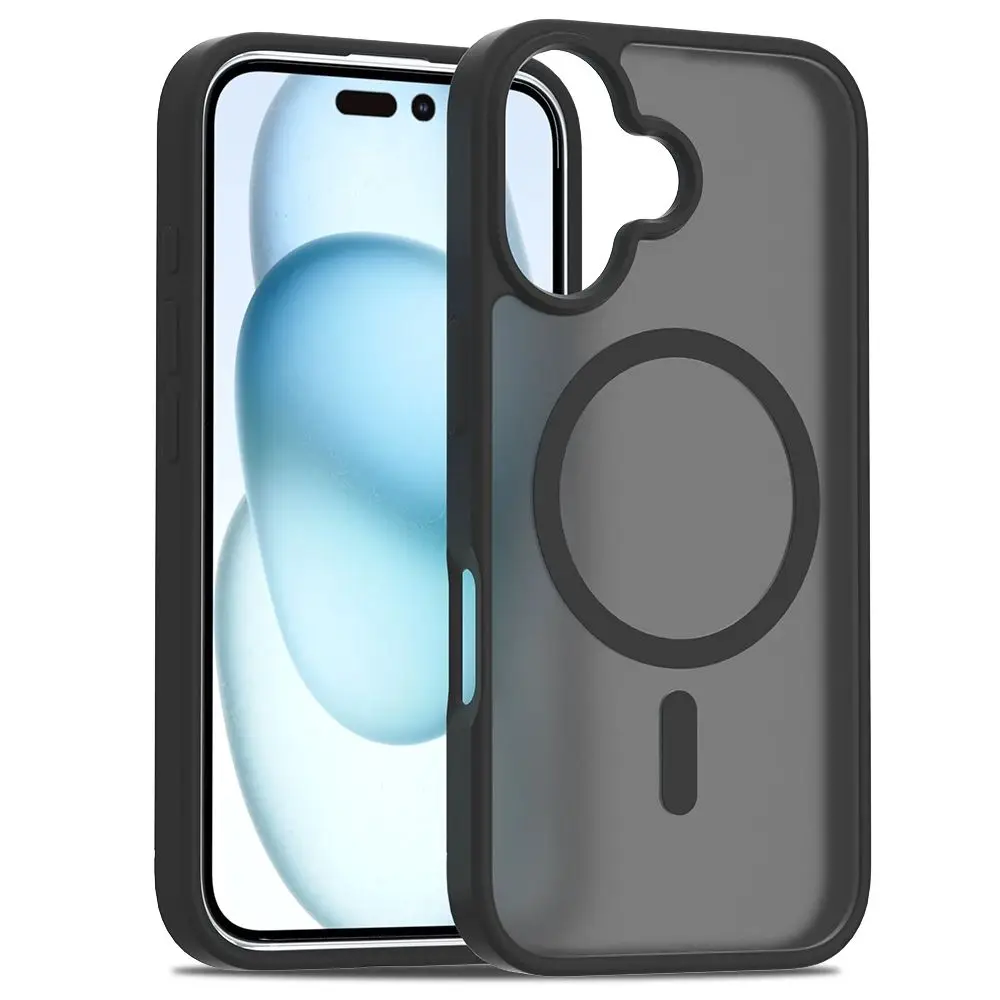 Funda Magnética para Magsafe iPhone 17 Air 16 Pro Max 17E 16E 15 Plus 14 13 Mini 12 11 SE 2022 2020, Funda Protectora MagSafe para Teléfono