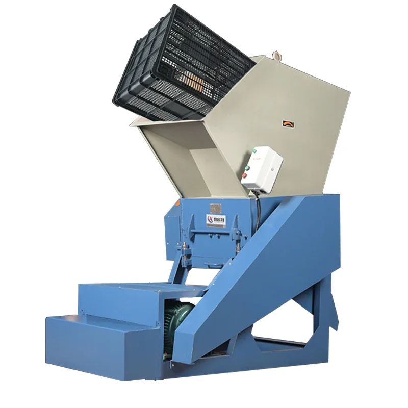 Bag Crushing Grinding Crusher Double Shaft Waste Tire Rubber Plastic Metal Scraps Shredder Cutting Machine