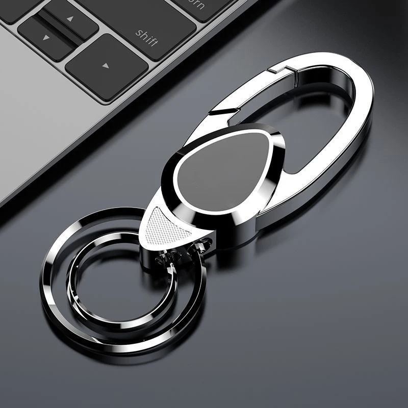 Metal Car Emblem Key Chain Rings for Mercedes Benz C180 C200 C260 C300 W108 W124 W126 W140 W168 W169 W176 Auto Keychain Styling