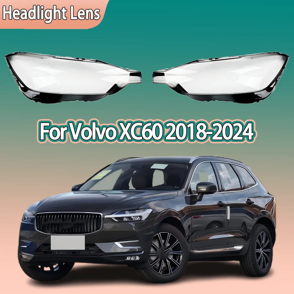 

Крышка фары для Volvo XC60 2018 2019 2020 2021 2022 2023 2024, линза фары из плексигласа, замена оригинального абажура
