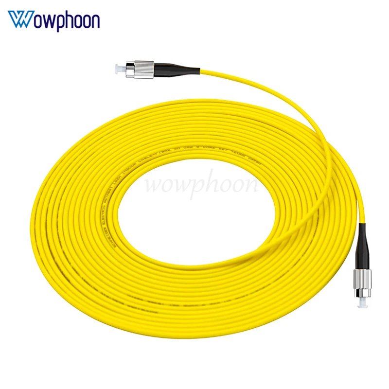 Optical Fiber Patch Cord, FC/UPC-FC/UPC Fiber Jumper, Simplex FTTH Optic Cable, 3.0mm, SM, SX customized