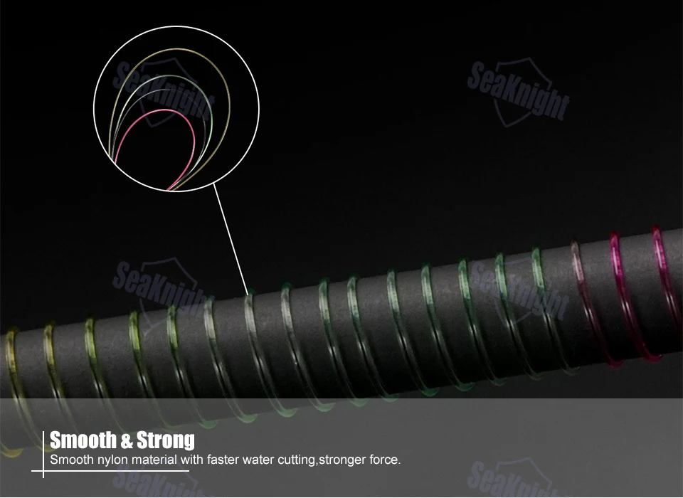 SeaKnight Brand Colormax Nylon-Angelschnur, 500 m, 6–35 lb, glatte Schnur, 0,16–0,50 mm Monofilament-Angelgerät zum Angeln – Detail 6