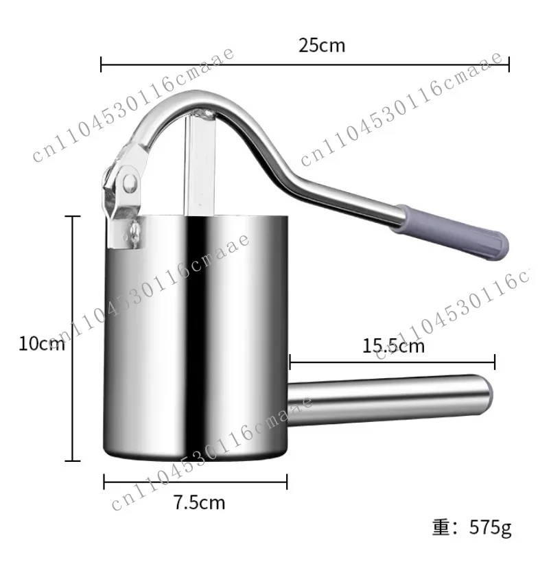 Grain Processing Machinery Manual Stainless Steel Spaghetti Maker Pasta Hand Press Noodles Machine