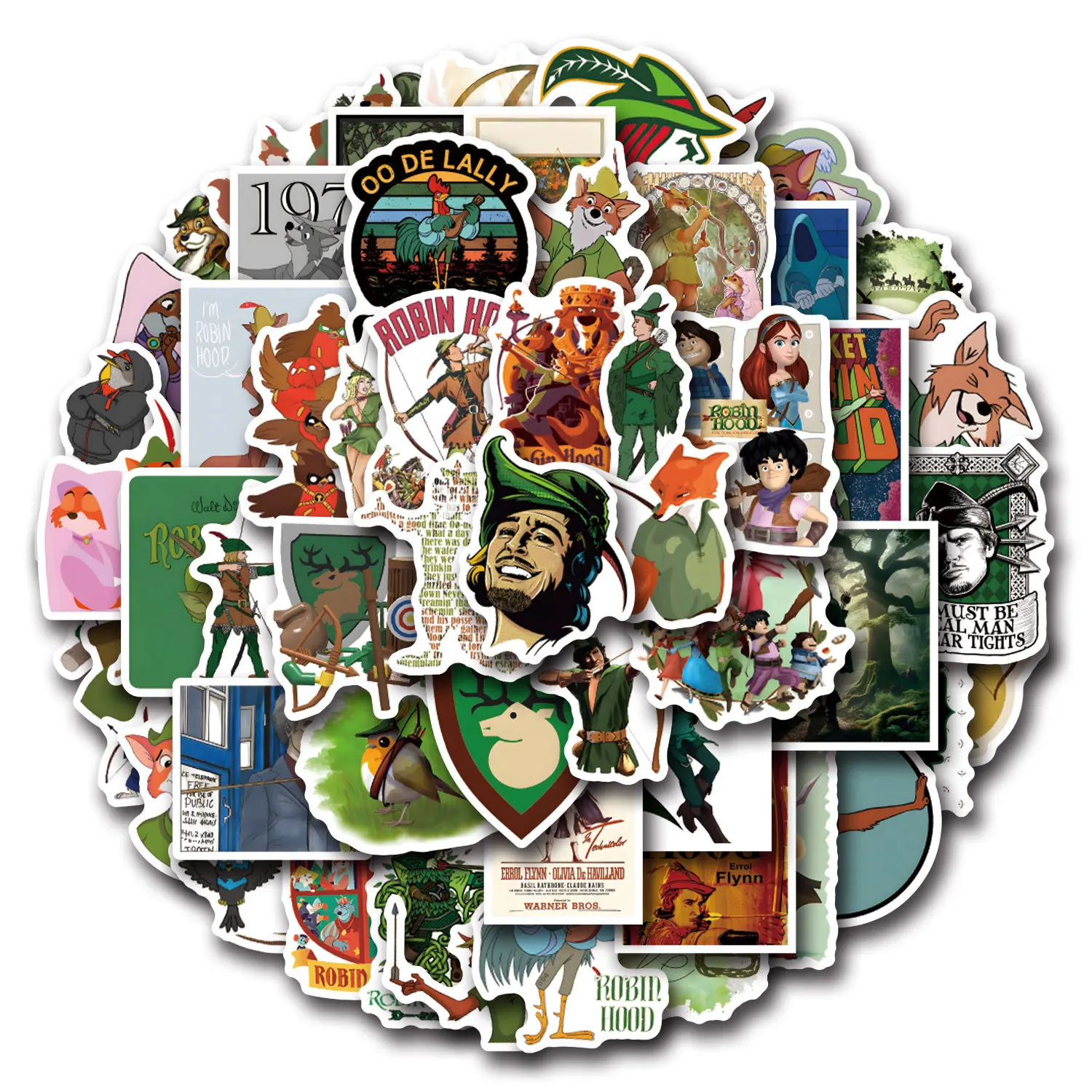 ملصقات كرتون روبن بغطاء رأس ، ملصقات ذاتية الصنع ، سكرابوكينغ ، هاتف ، أمتعة ، لوح تزلج ، شارات مقاومة للماء ، 55 led #2