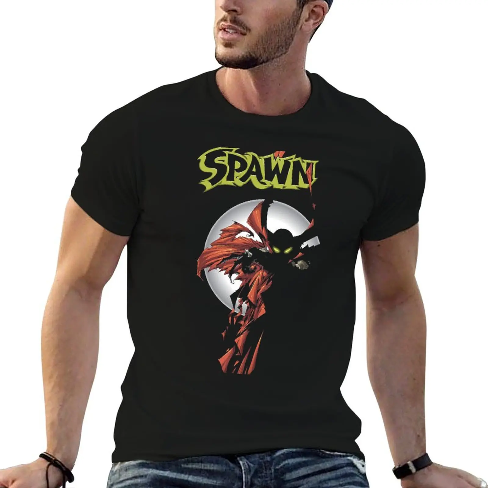 

SPAWN Essential gift T-Shirt t shirt men 100% cotton luxury brand t shirts for man pack white t shirt man luxury T-Shirt