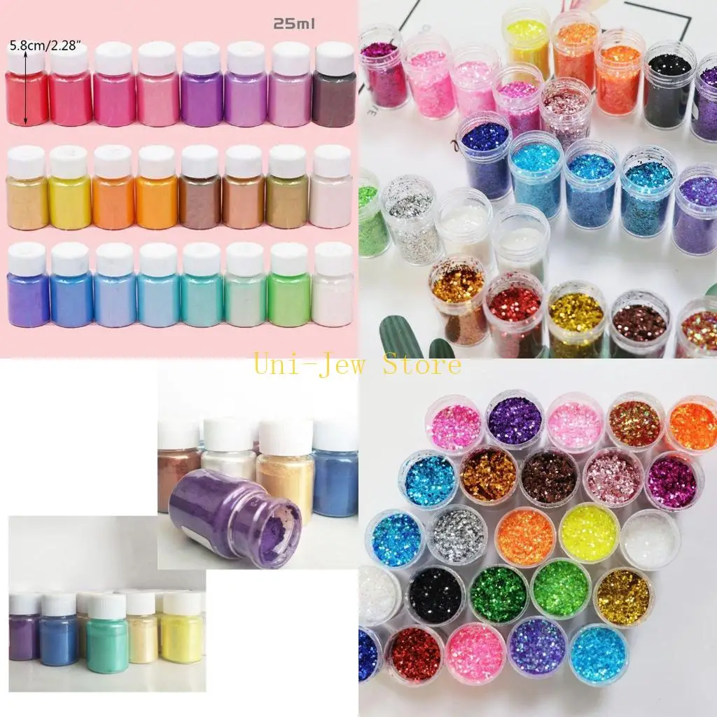 

40GB Powder Pigment Soap Making Colorants Skin Safe for DIY Soap Making 24 Box