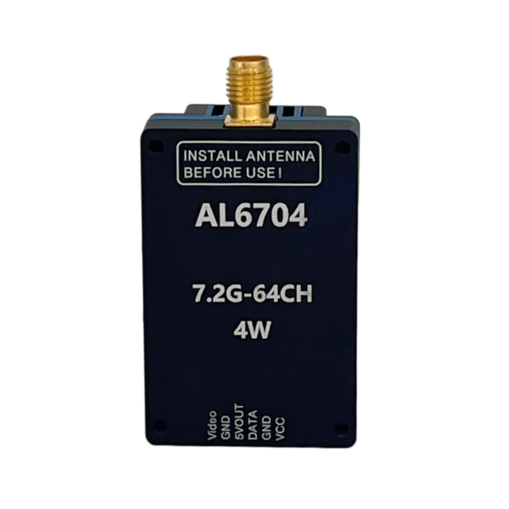 7.2GHZ 4W FPV Rush VTX Analog 64CH Long Range Video Transmitter Transmission For RC Drone UAV VTX Accessories With Antenna