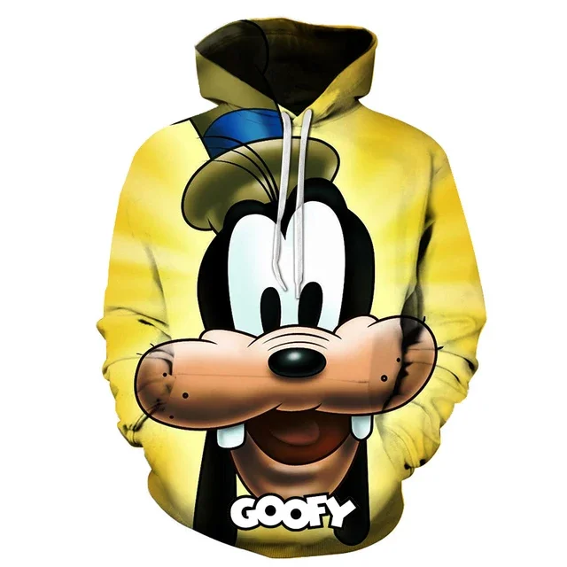 3D Disney A Goofy Movie Men Women Hoodie Kid Casual Streetwear Long Sleeves Sweatshirt Boy Girl Autumn Tops Coat Pullover