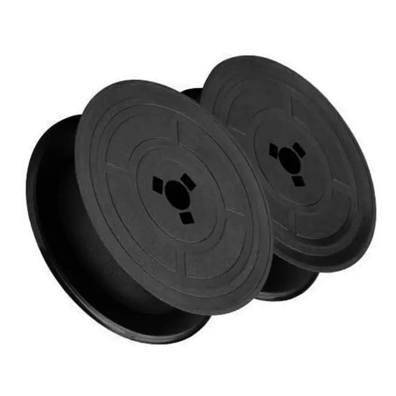 Cinta de repuesto para máquina de escribir AT82-1PCS, doble carrete, para máquina de escribir Olivetti Lettera (negra)
