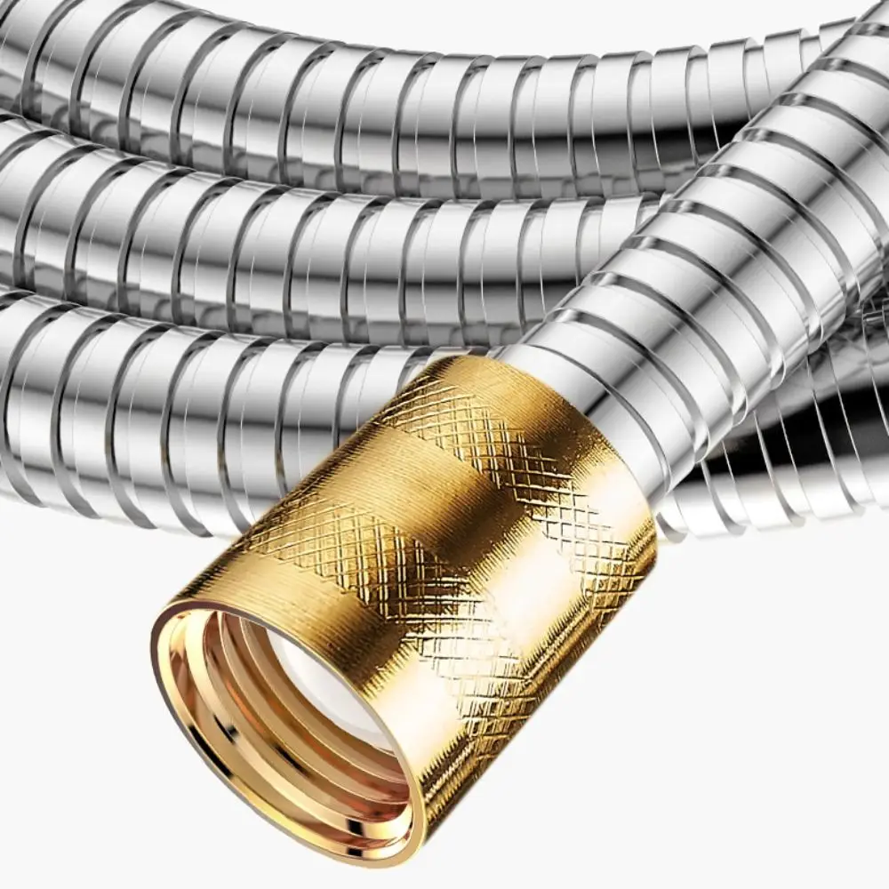 Practical Replacement Handheld Shower Head Hose PVC Anti Winding Shower Extension Tube 1.5/2/3 Meters Flexible Faucet Hose Home