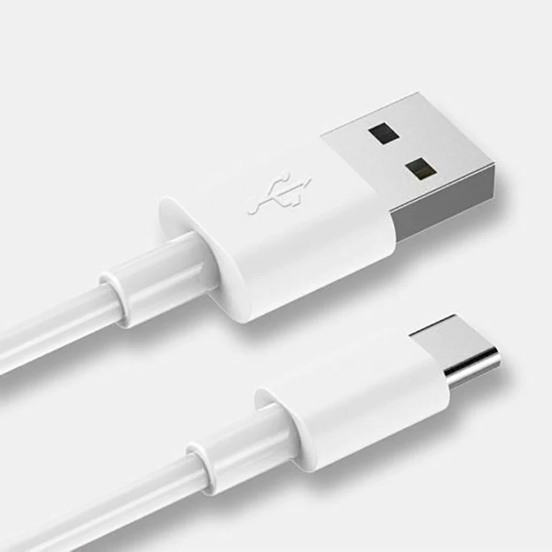 USB Type C Data Cable Mobile Phone Charging Wire Data Cable Sync White Charger Power Cable for Samsung Galaxy A3 Huawei P30