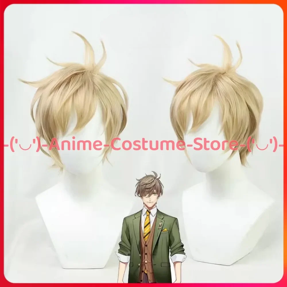 

Парик для косплея NIJISANJI VTuber Оливер Эванс, парик для костюма персонажа аниме, парик для Хэллоуина, карнавала, вечеринки, термостойкий парик из синтетических волос