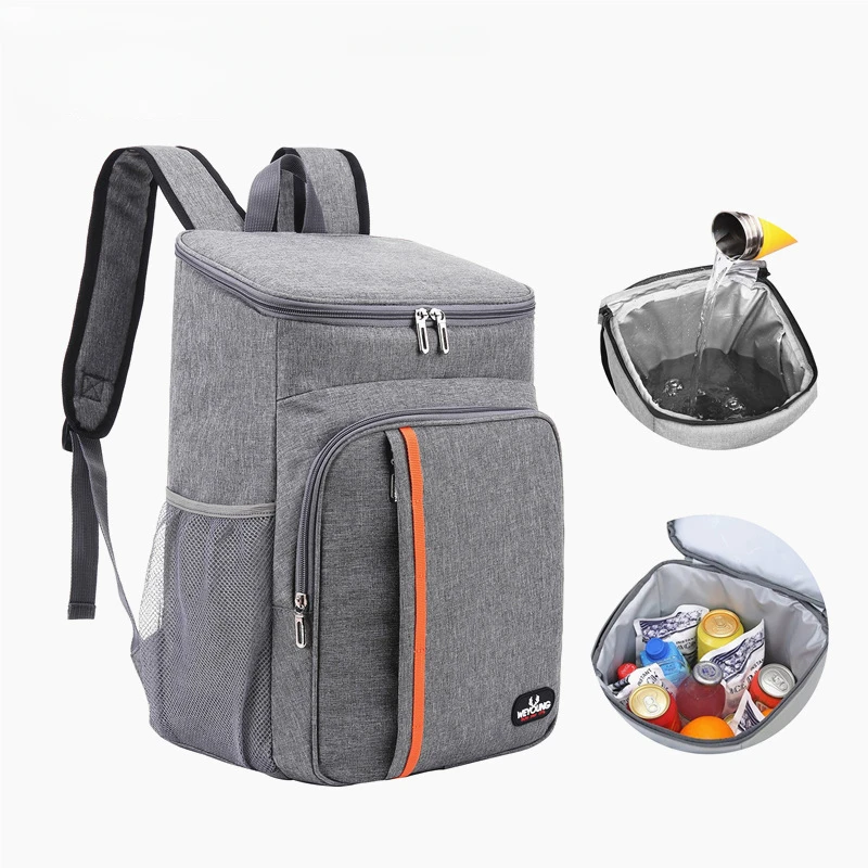 

Thermal Backpack Insulated Food Grade PEVA Family Picnic Refrigerator Lunch Bag