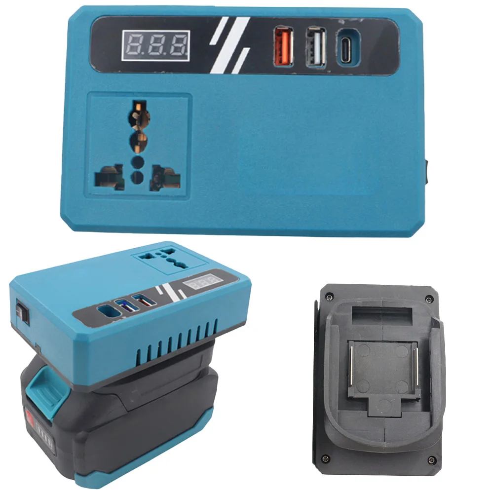 1pc 110V Multifunction Intelligent Lithium Battery Inverter Overheat Protection Charging For BL1815/BL1815B/BL1820/BL1820B