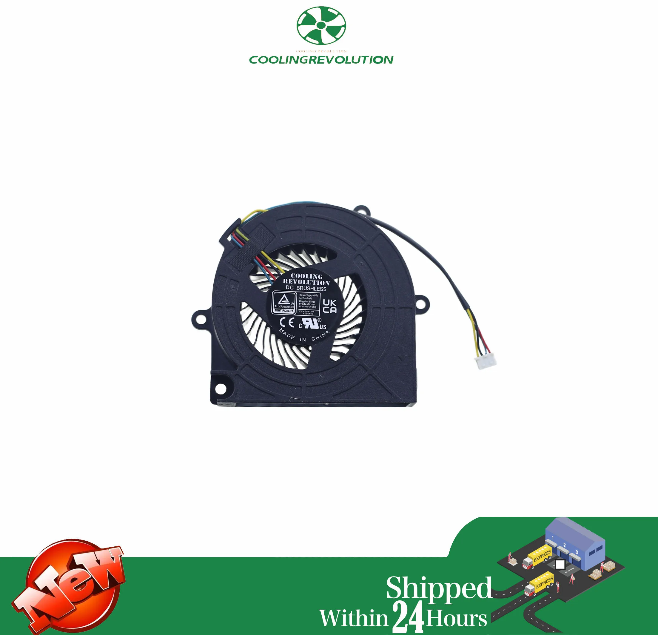 Wentylator chłodzący procesor laptopa do MAGICIAN AM08PRO LD6012MS LD6012MS1 JB6012M5B — zdjęcie produktu 6