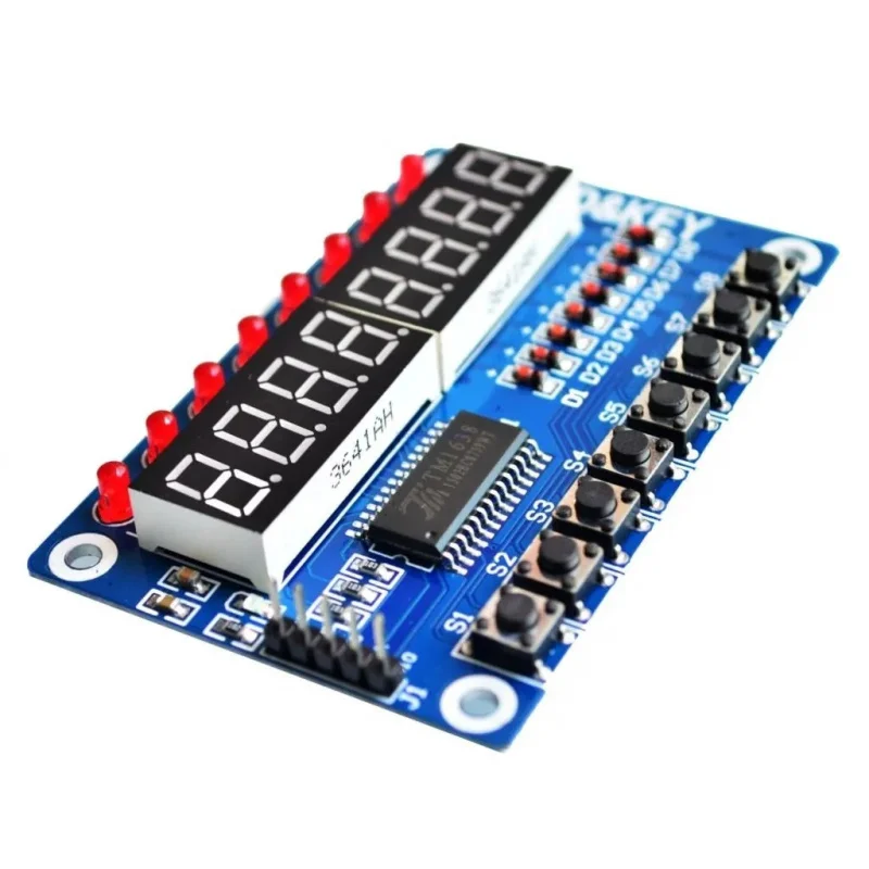 TM1638Button Digital TubeLEDDisplay Module（8Bit Digital Tube\LED\Button)