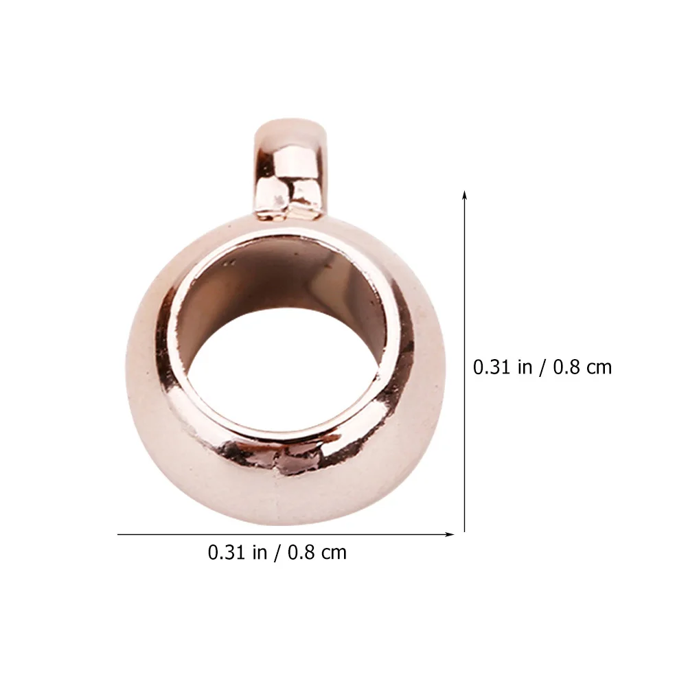 

200Pcs DIY Bail Beads Jewelry Making Findings Necklace Bracelet Spacer Beads Pendant Charm Decorative Jewelry Making Findings