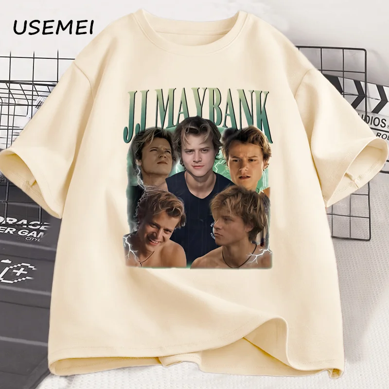TV Series Outer Banks T Shirt for Men Women JJ Maybank Graphics T Shirts Casual Cotton Short Sleeve Punk T-Shirts Streetwear