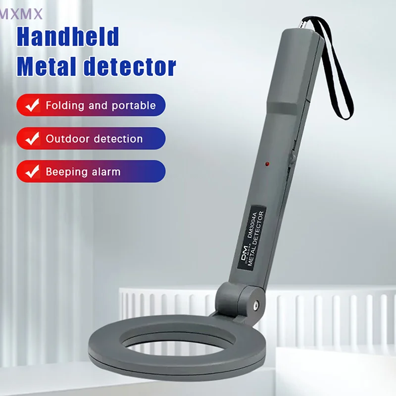 

Portable Handheld Metal Detector Gold Search Treasure Detector Foldable High Sensitivity Metal Detect Tool Security Checker