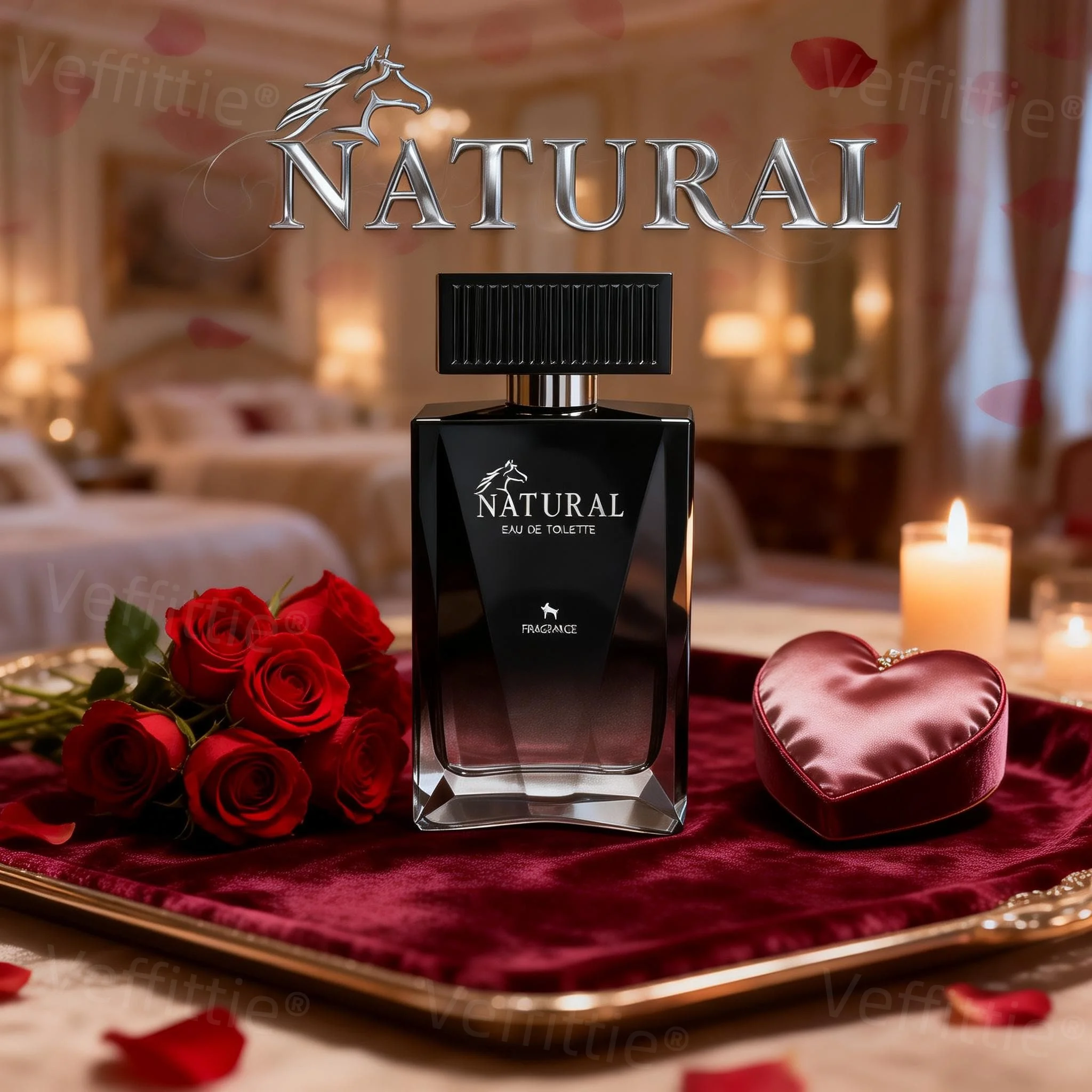 

Tropical Woody Allure Perfume 100ml Gradient Black Bottle Evening Wear All Day Fresh Lotus-Raspberry Essence for Romantic Nights