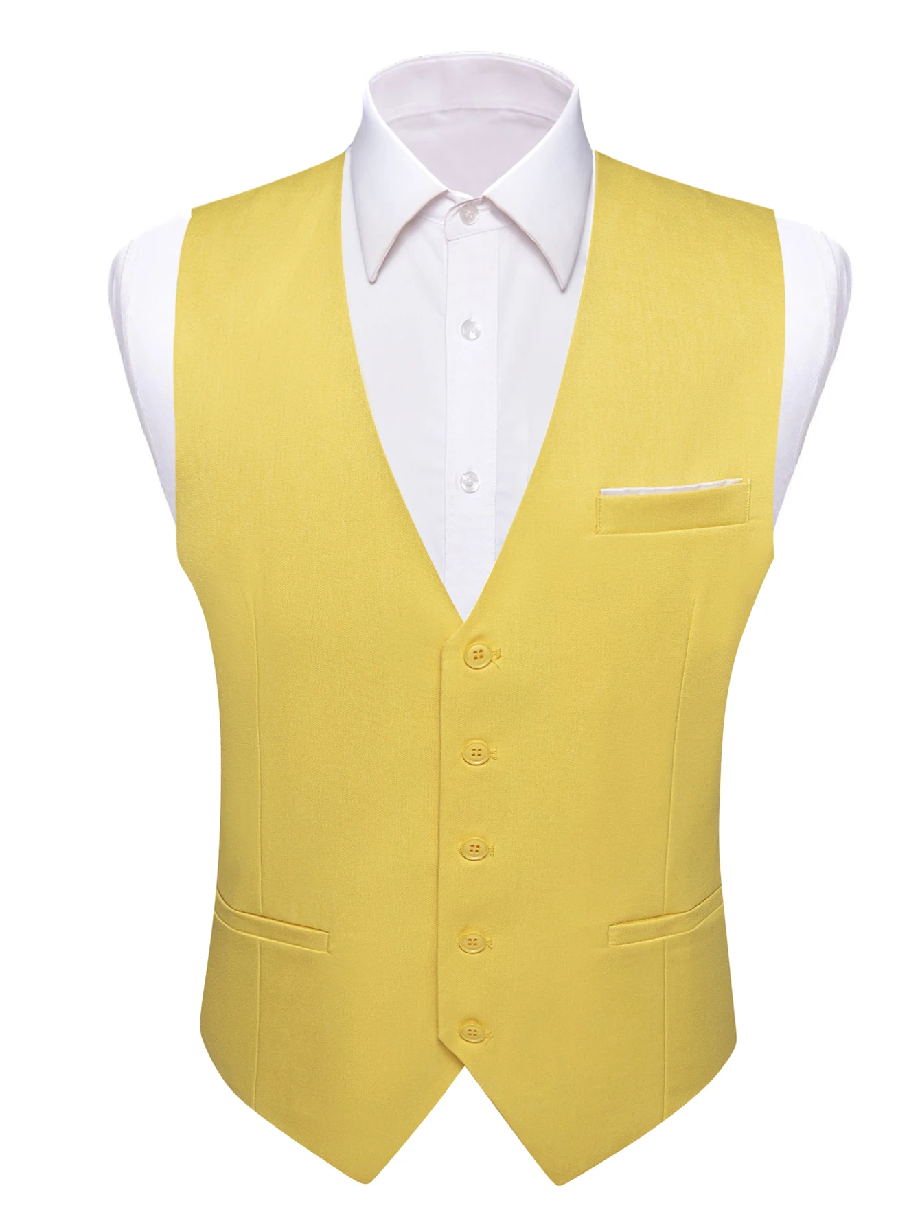 Formeel herenvest, effen gekle - Men'S Formal Wear Waistcoat recensie en prijs