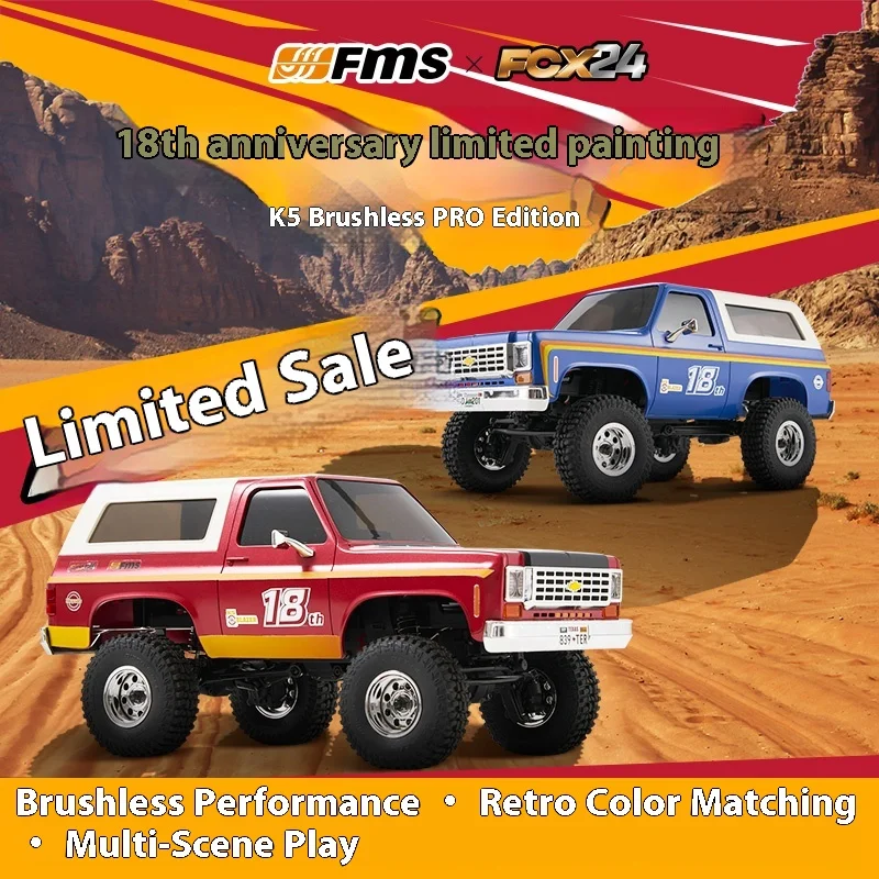 FMS Chevrolet FCX24 K5PRO Brushless Rc Car Model Car Toy K5 Blazer Blaze The Trails Off-Road Vehicle Monster Truck Lorry Gifts