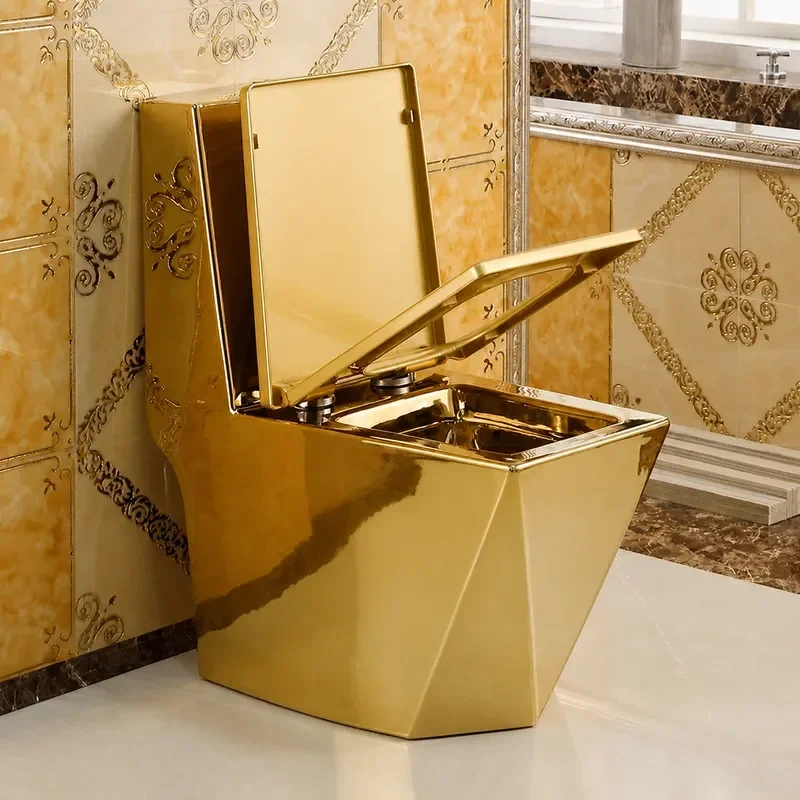 Gold Electroplated Ceramic Toilet Deodorizer Air Freshener for Bathroom Odor Removal Wholesale Export to Middle East India