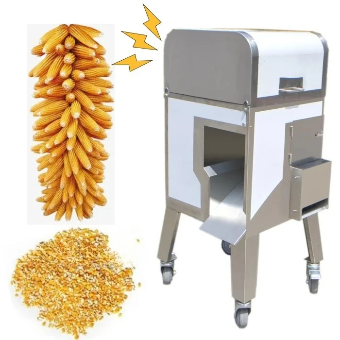 Best Feedback Automatic Corn Fresh Maize  Sheller Thresher Peeler	Electric Fresh Maize  Thresher  Fresh Maize Peeling Machine