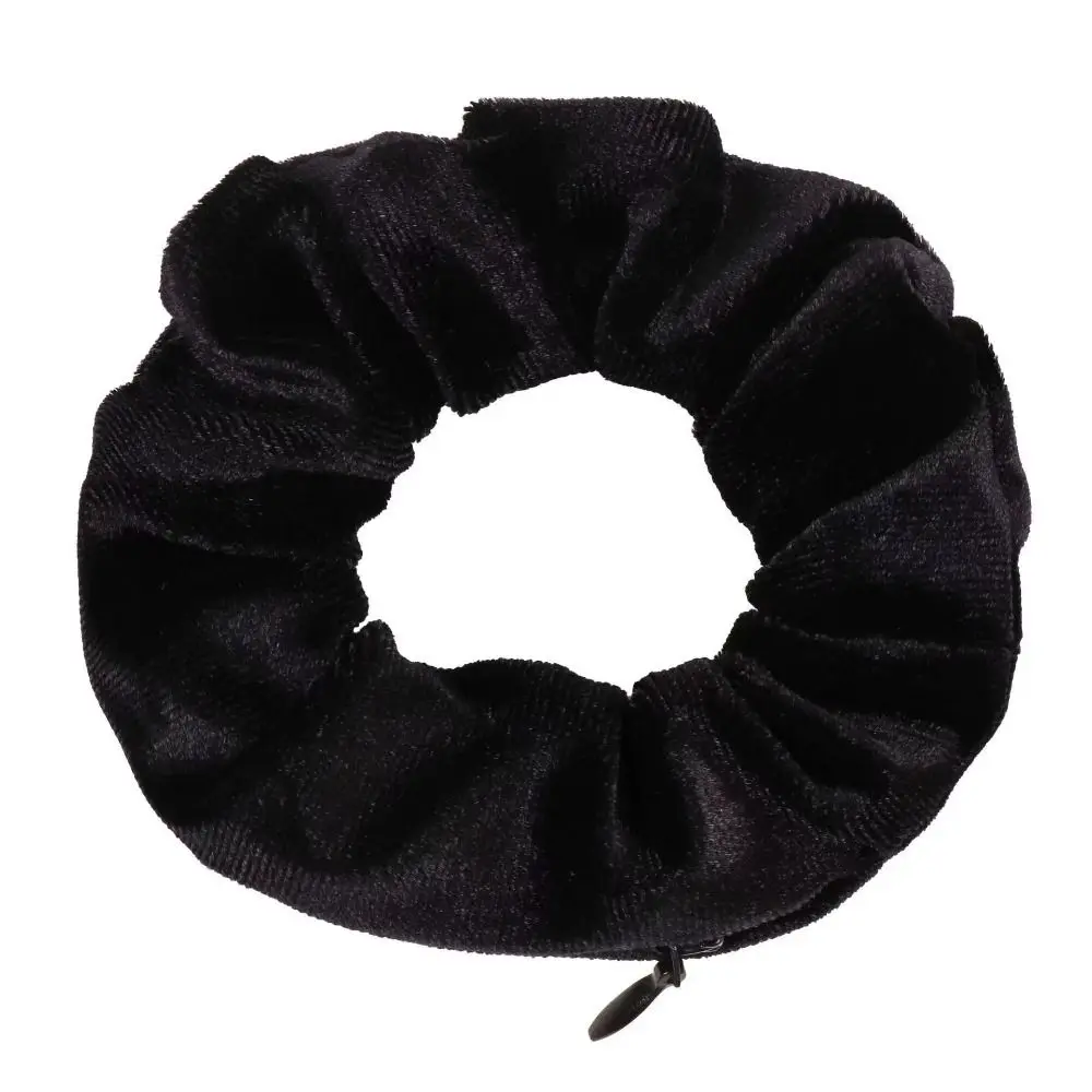 Personality Hidden Closure Basic Hair Rope Secret Pocket High Elasticity Rubber Band Hair Ring Safe Sight Secret Hair Ties Girl