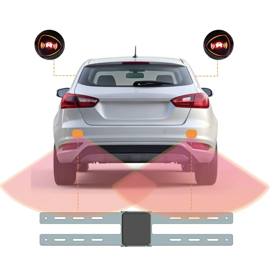 

Universal Auto Car Blind Spot Detection System With BSD BSA BSM LCA RCTA DOW Functions Safety Driving Monitoring