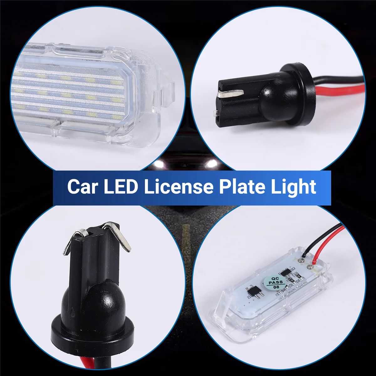 ไฟป้ายทะเบียนรถ LED สำหรับรถยนต์จากัวร์ XF X250 XJ X351