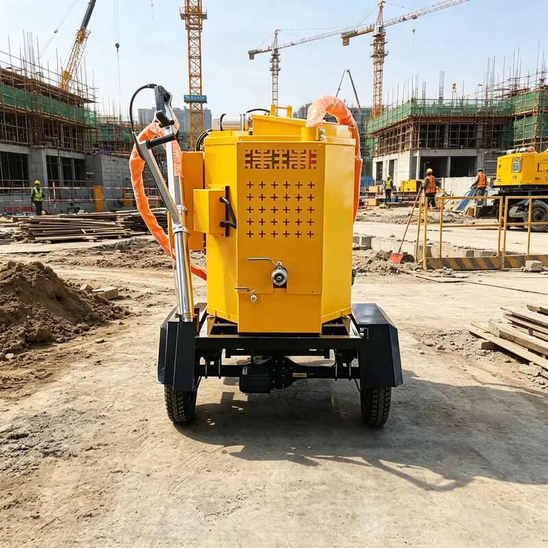 Customized 100L Asphalt Concrete Road Crack Sealing Machine – Joint Sealing & Crack Filling Equipment for Road Construction, CE