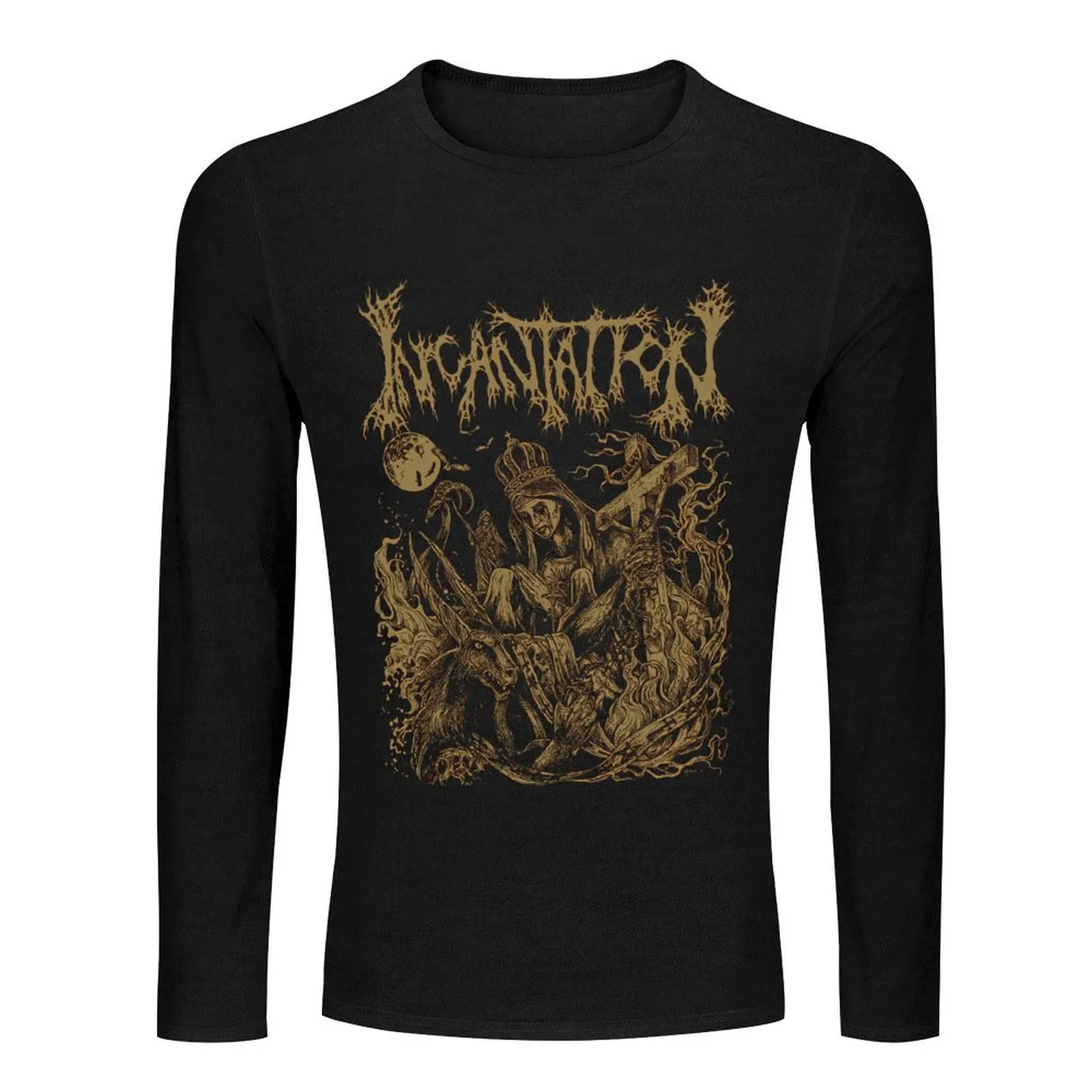 Incantation -The Forsaken Mourning of Angelic Anguish Long T-Shirt tees mens big and tall t shirts