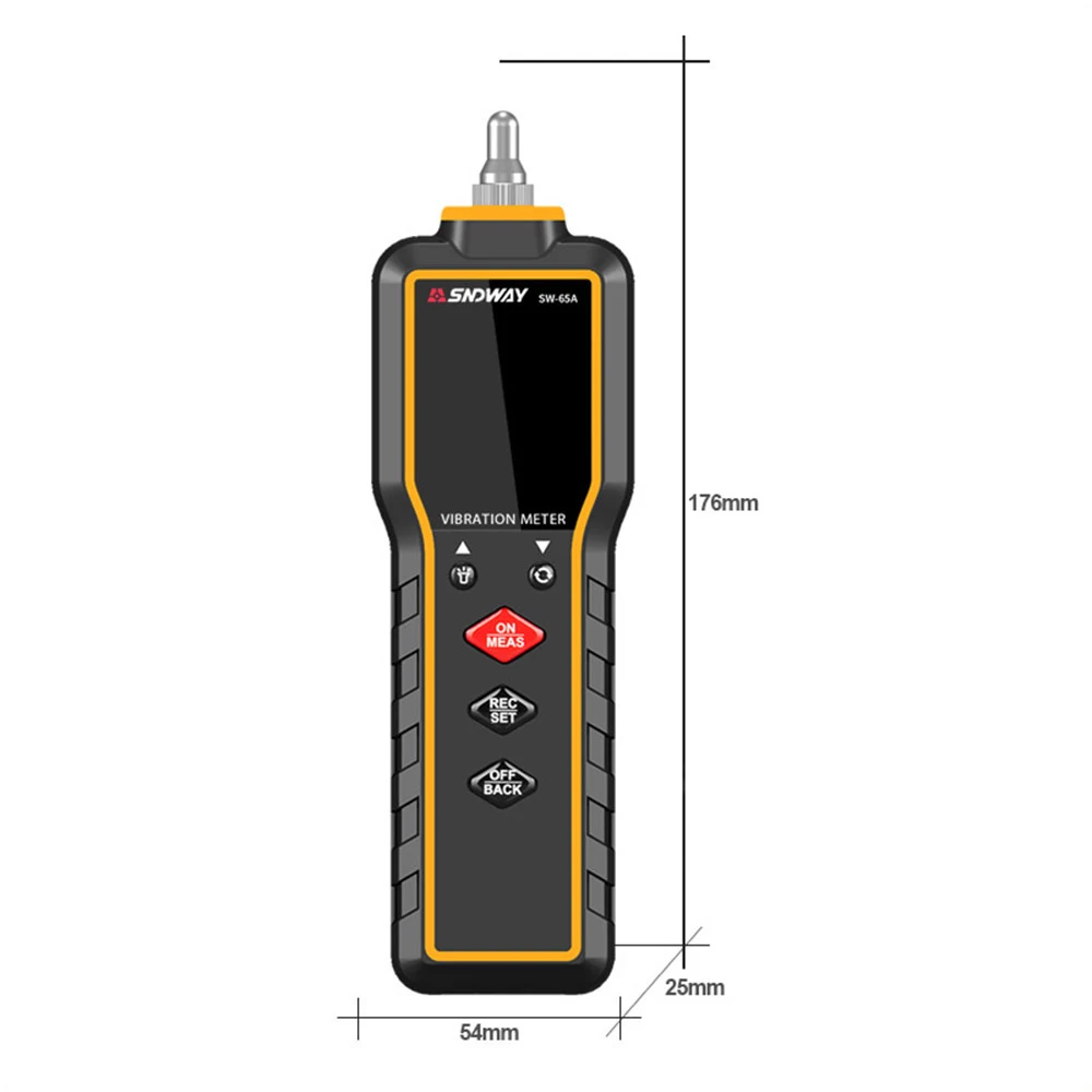 SNDWAY Vibration Meter 3 canali Digital Vibration Analyzer generatore motore pompa centrifuga motore elettrico vibrometro SW-65A