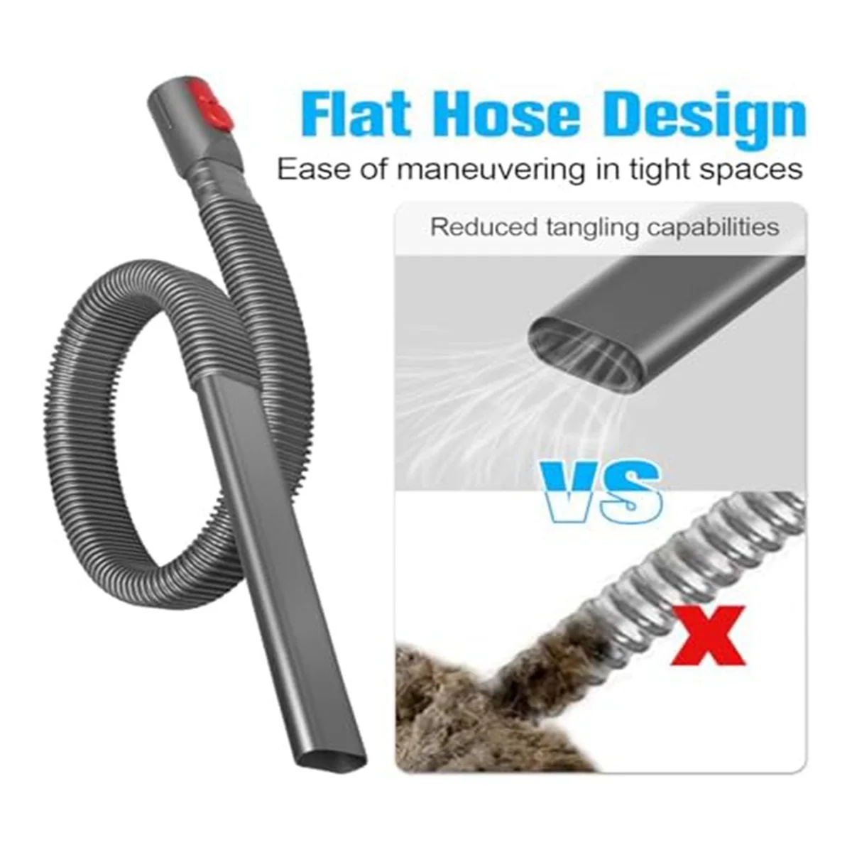 Flexibles Spalt werkzeug für Dyson v11 v10 v15 v12 v8 v7 v6 Staubsauger, perfekt zum Entfernen von Trockner leitungen