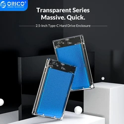 ORICO HDD Case 2.5 SATA to USB 3.0 Adapter Hard Drive Enclosure for SSD Disk HDD Box Type C 3.1 Case HD External HDD Enclosure