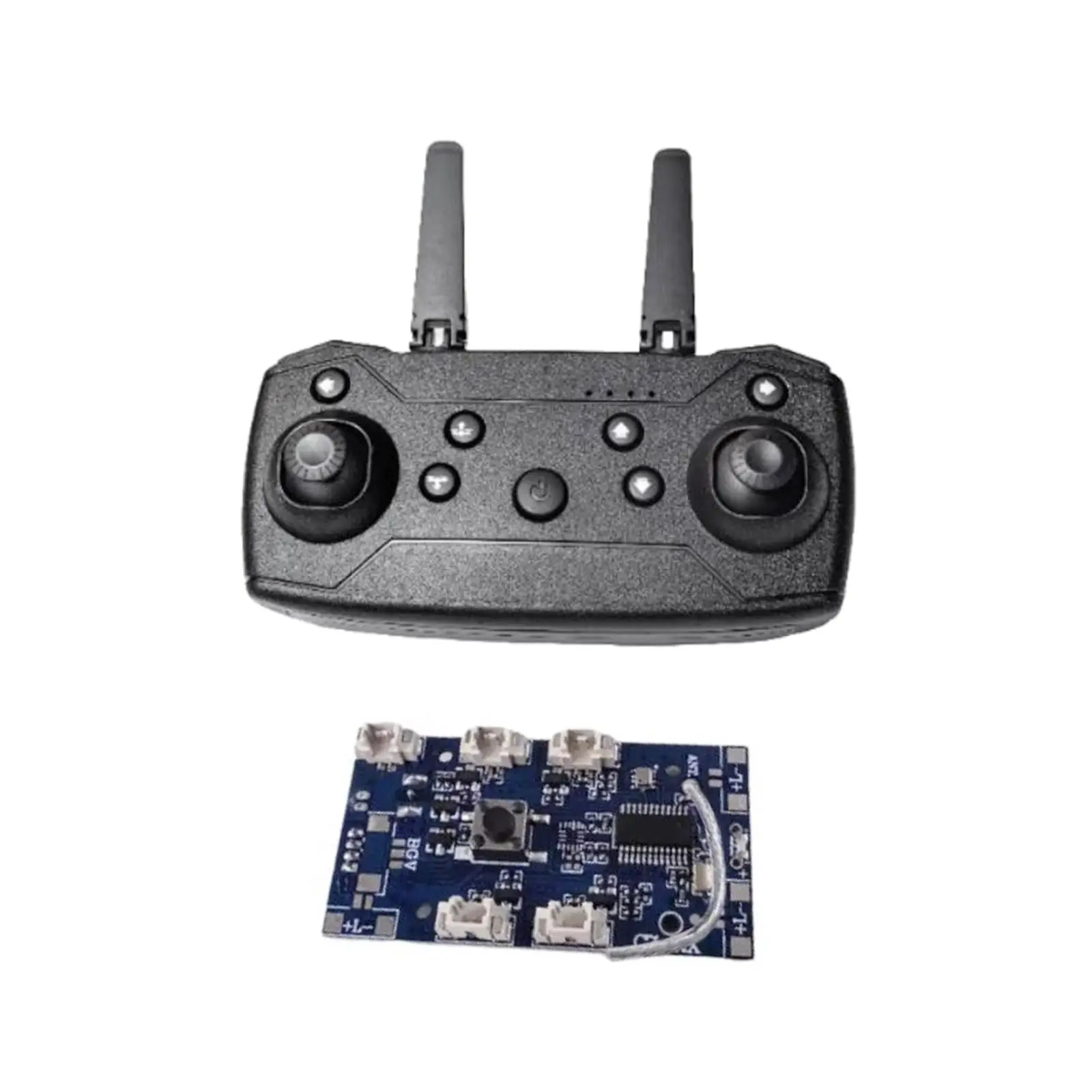 2x RC Drone Receiver Board and Remote Controller RC Quadcopter Drone Part for E88Pro E88 RC Quadcopter Plane Drone DIY Accessory