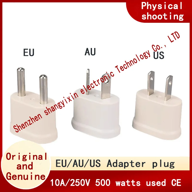 

2-контактный адаптер питания, универсальная розетка, преобразователь американского стандарта, вилка немецкого стандарта Австралии