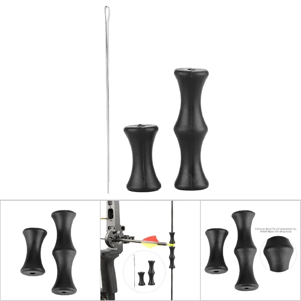 Durable Silicone Finger Protector Tabs Non-Slip Roller Archery Finger Protection Finger Savers Archery Practice