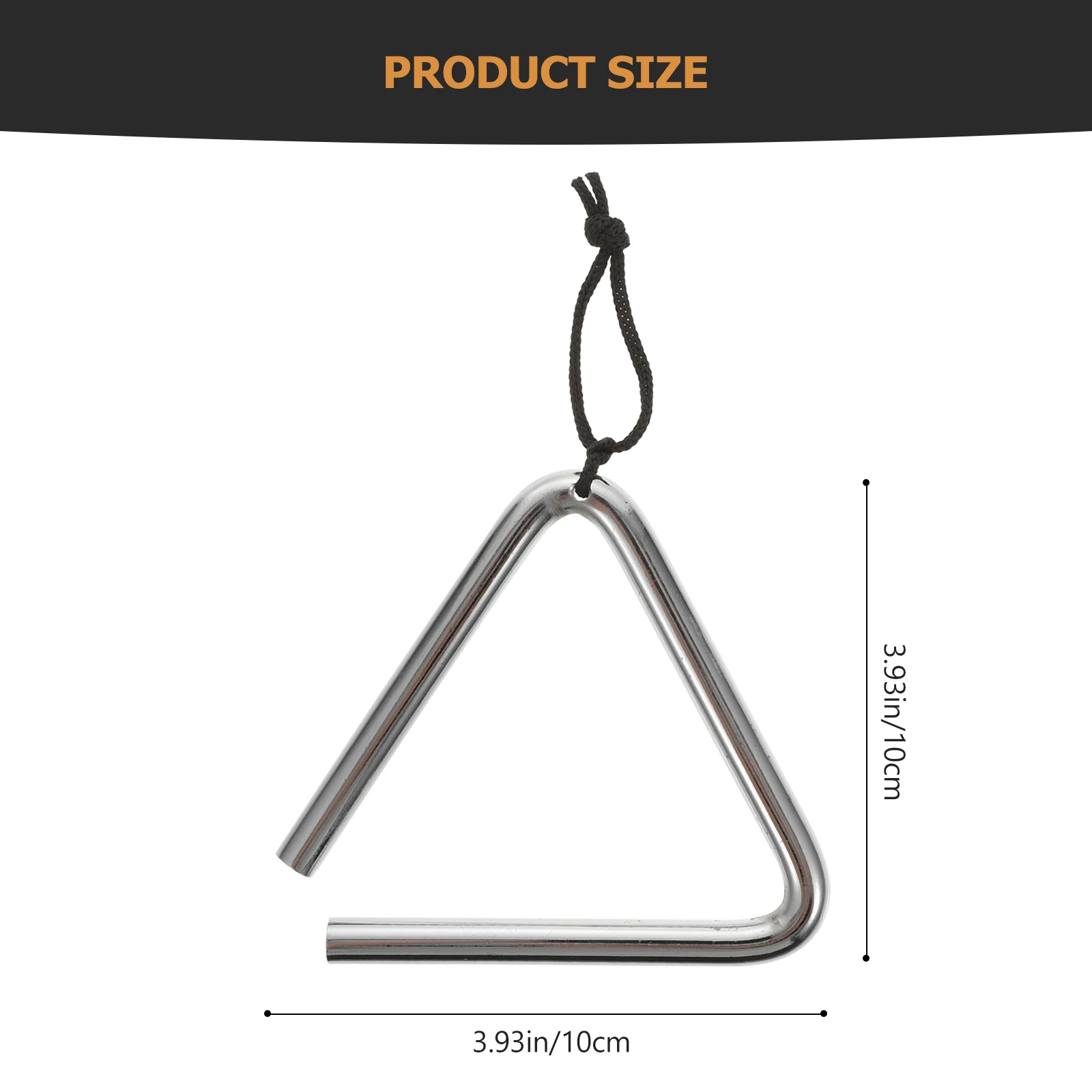 

1 set Musical Instrument Percussion Toy Music Learning Tool Educational Toy for Children Triangle Musical