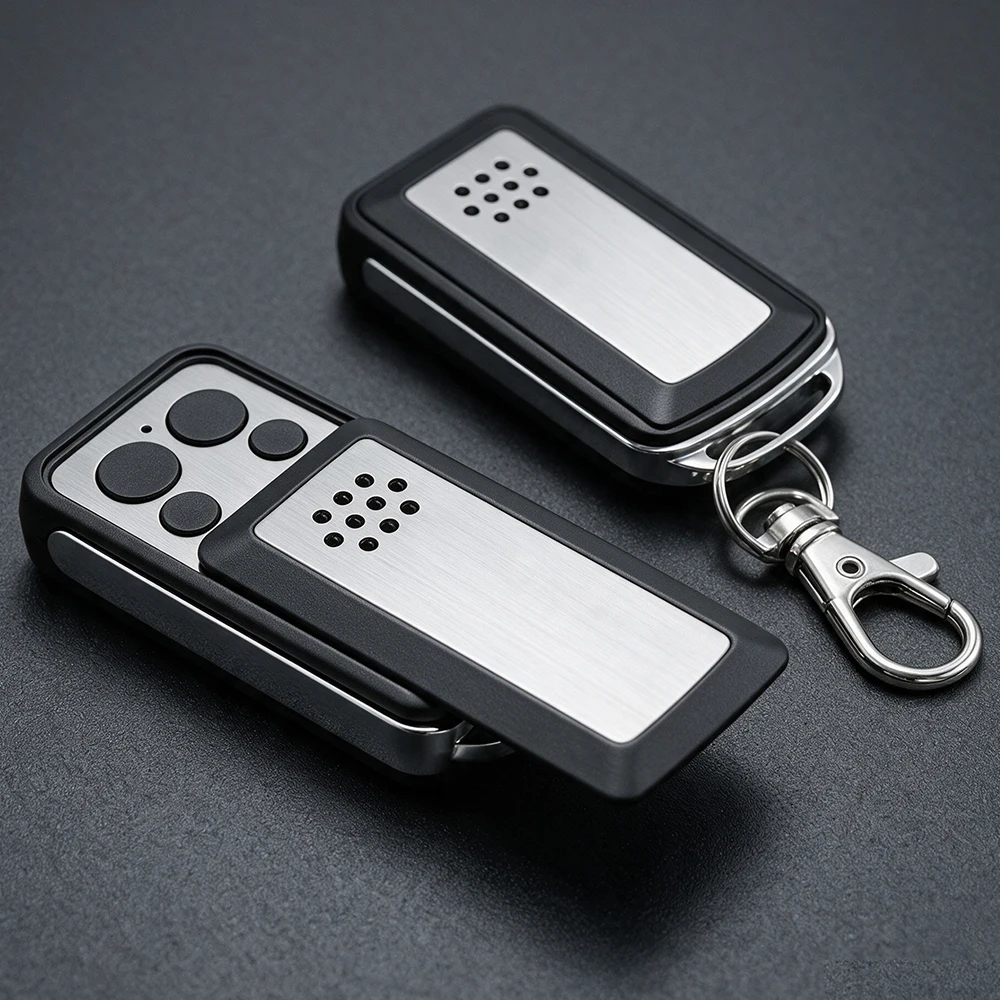 Scimagic-RC 433MHz Rolling Code Garage Door Clicker Remote Control Compatible with AVIDSEN Gate Controller 433.92MHz 114253