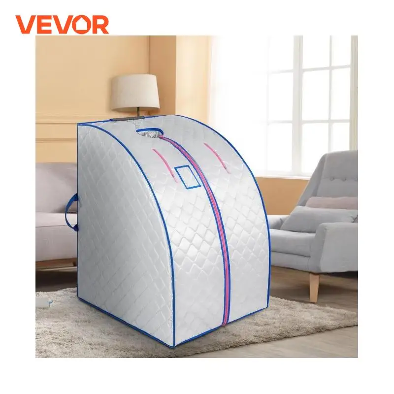 VEVOR Portable Far Infrared Sauna Spa Slimming Household Steam Room Beneficial Skin Folding Chair Heating Lose Weight Stay Warm